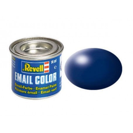 Revell 32350 14ml Enamel Dark Blue Silk Tinlets (6/Bx) – A&S Trains