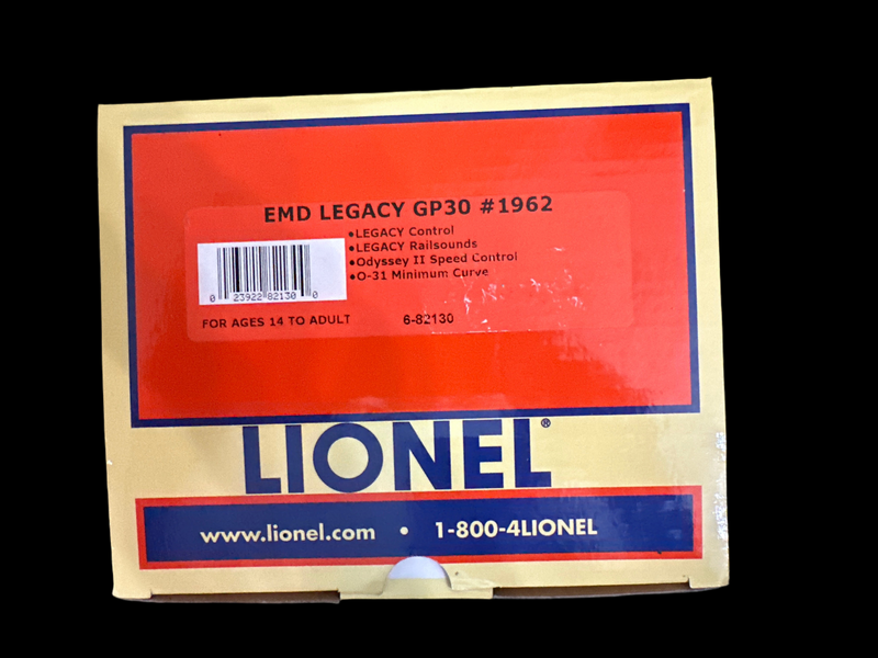 Lionel O-Scale EDM Legacy GP30 No. 1962 (6-82130)