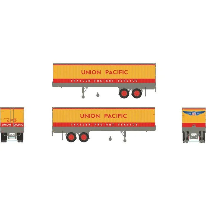 Rapido Trains Inc. H.O. Scale 403017 Integral-Post Volume Van Union Pacific 35&