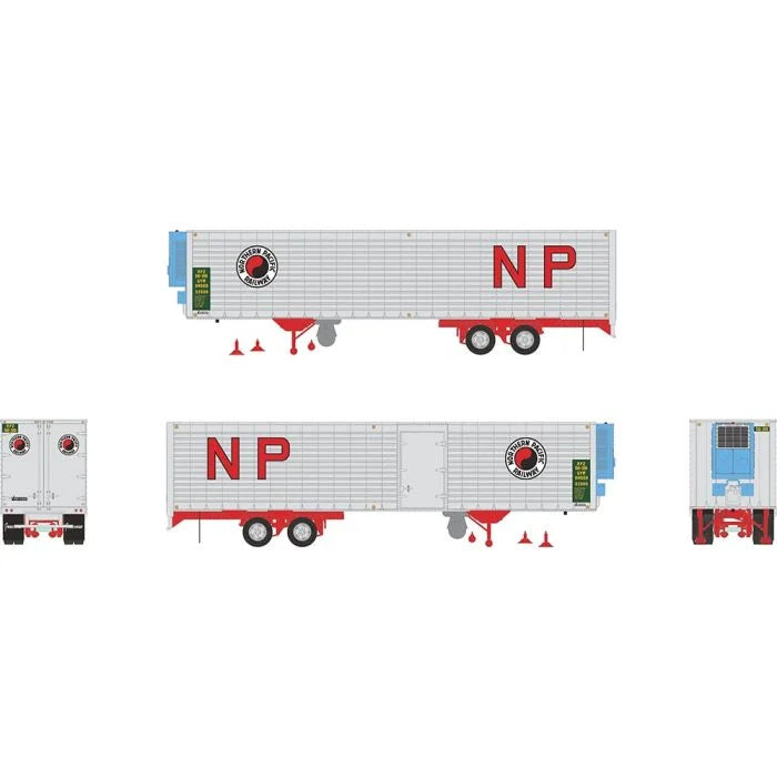 Rapido  H.O. Scale 403047 Fluted Side Volume Van Northern Pacific 40&