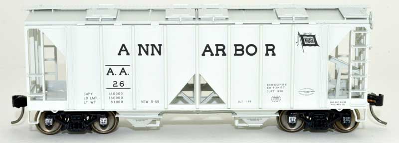 Bowser HO Scale 42741 70 Ton Covered Hopper Ann Arbor 26
