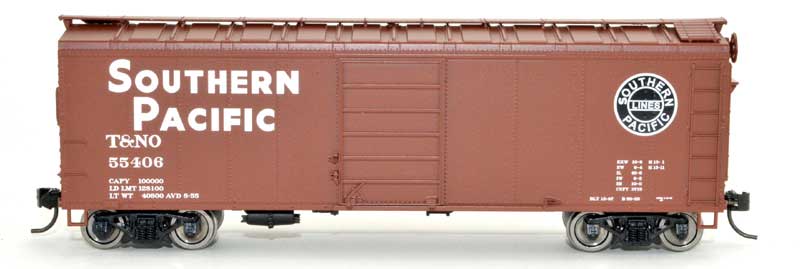 Bowser HO Scale 42861 40Fft Box Southern Pacific T&NO 55406