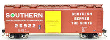Bowser H.O. Scale 43176 RTR 40 foot Box Car Southern 26955 with roof hatches