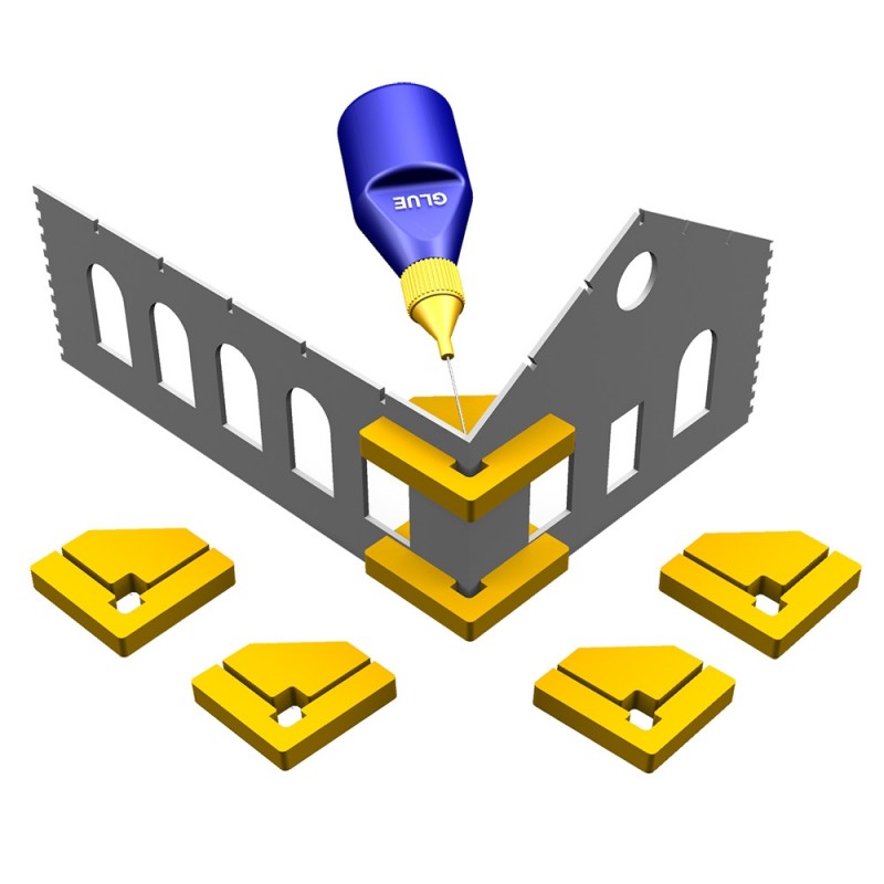 Proses AA39009 PR-SS-01 Snap & Glue Set Square Magnetic Clamps