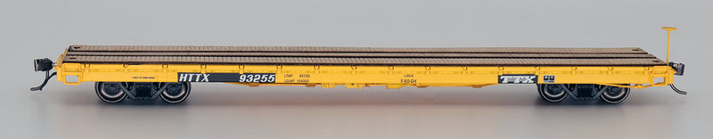 Intermountain H.O. Scale 60’ Wood Deck Flat Car HTTX New logo Patch 93805