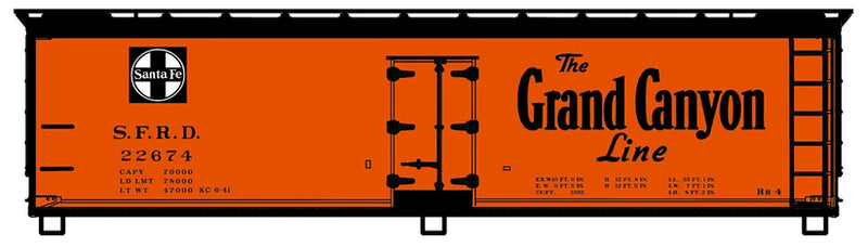 Accurail 48153 Santa Fe "Grand Canyon Line" H.O. Scale