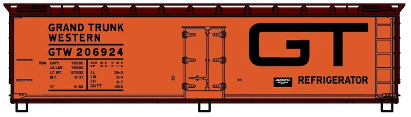 Accurail H.O. Scale 4859 Grank Trunk Western 40&
