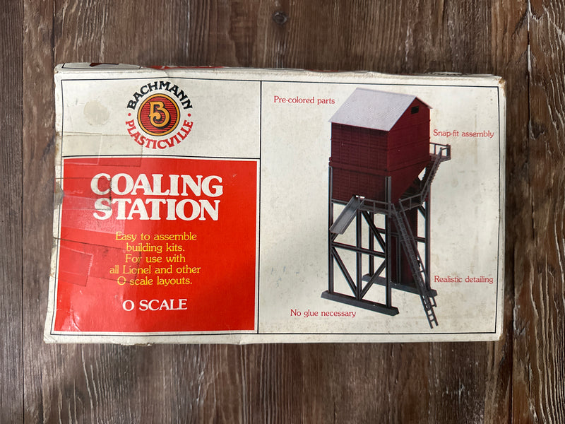 Bachmann - O-Scale - Coaling Station - Snap Fit Building Kit - 1957