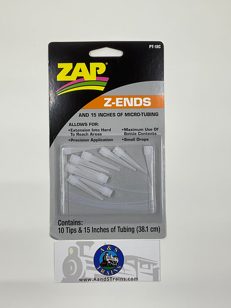 ZAP PT-18C Z-Ends and 15 inches of Micro-Tubing