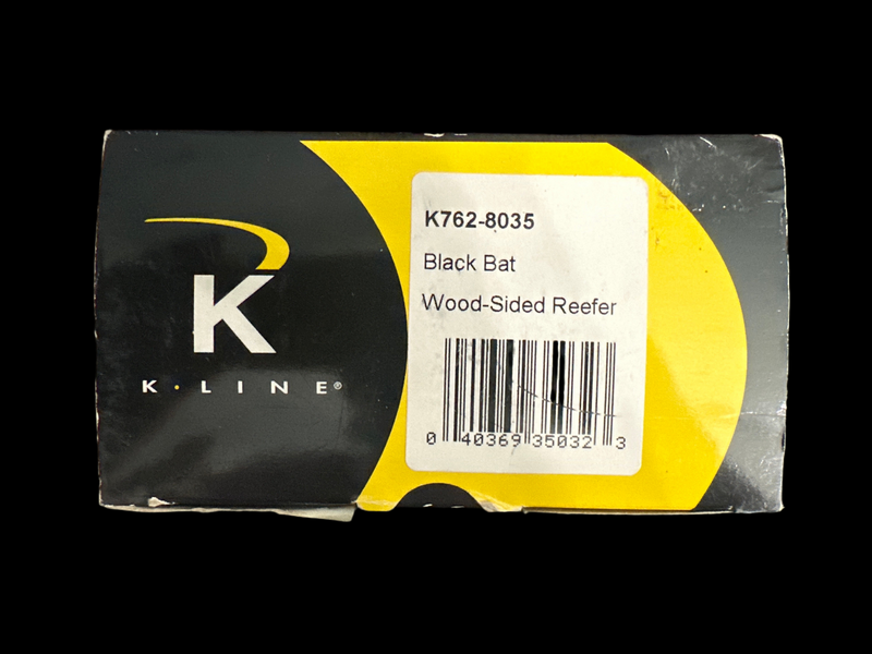 K-Line Wood-Sided Reefer Black Bat No. 1031 (K762-8035)