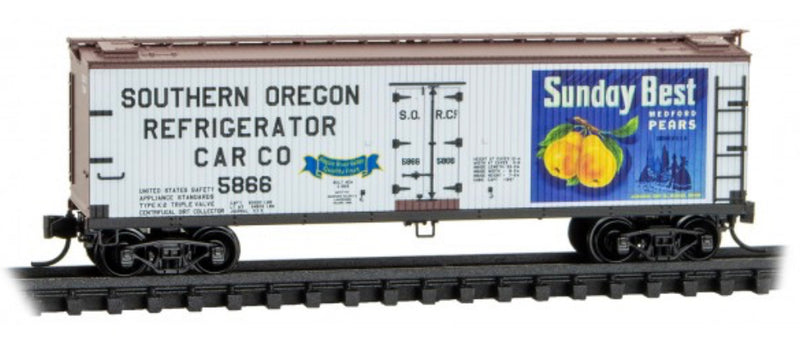 Micro-Trains N Scale MT&L Sunday Best Pears Reefer 049 00 944Rd
