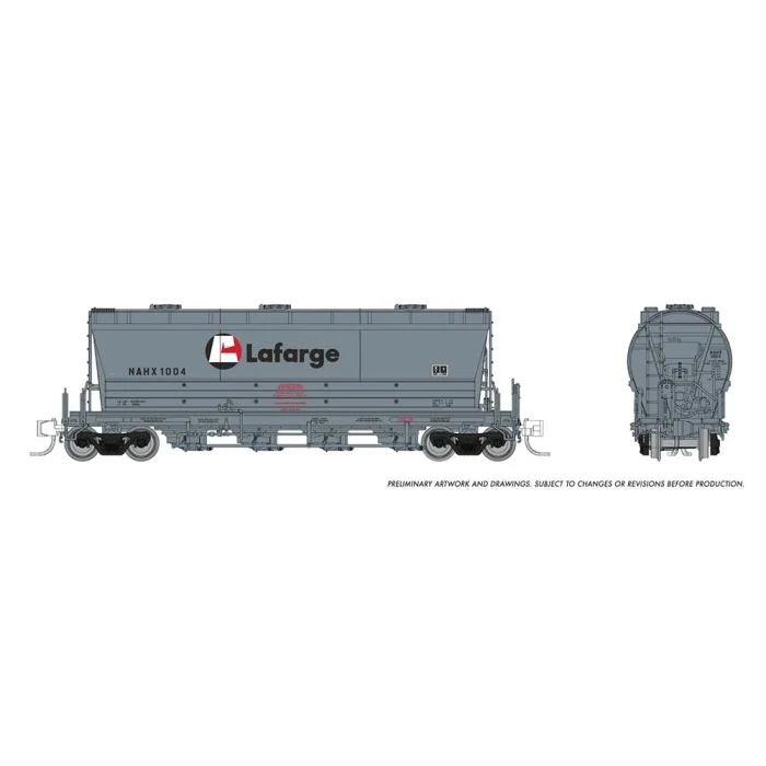 Rapido Trains Inc. 133011-6 NAHX Lafarge ACF Flexi-Flo Hopper 1013