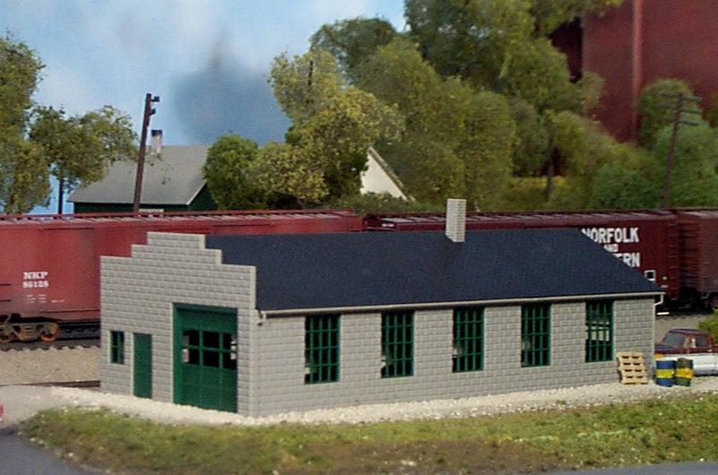 Pikestuff H.O. Scale 541-0009 Service Garage Machine Shop
