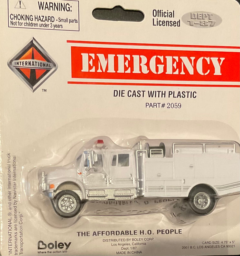 Boley H.O. Scale Emergency Vehicle Diecast with Plastic 2059-77 1:87 Scale