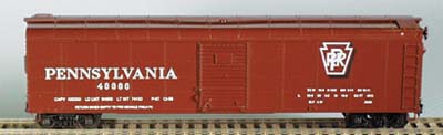 Bowser HO Scale 41659 X32d 50 Ft. Box car PRR Shadow Keystone 48580