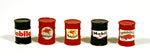JL Innovative Design H.O. Scale 563 Mobil Barrels