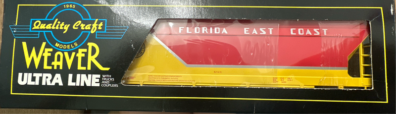 Quality Craft Weaver Ultra Line O-Scale Hopper Florida East Coast