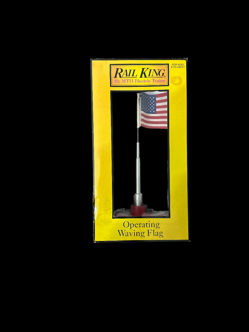 Rail King - O-Scale - Operating American Flag - 30-9103