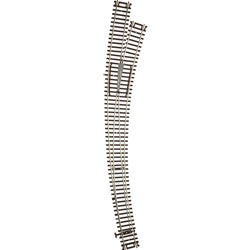 Atlas H.O. Scale 596 Code 83 Nickel Silver Rail Curved Turnout [Right]