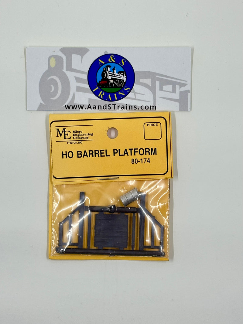 Micro Engineering Company H.O. Scale 80-174 Barrel Platform