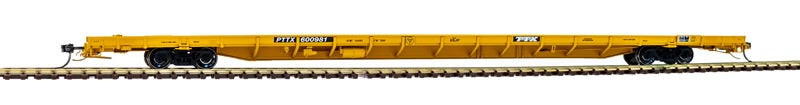 Atlas H.O. Scale 20 006 115 F89J Flat Car 2000s Yellow w/Conspicuity 600963