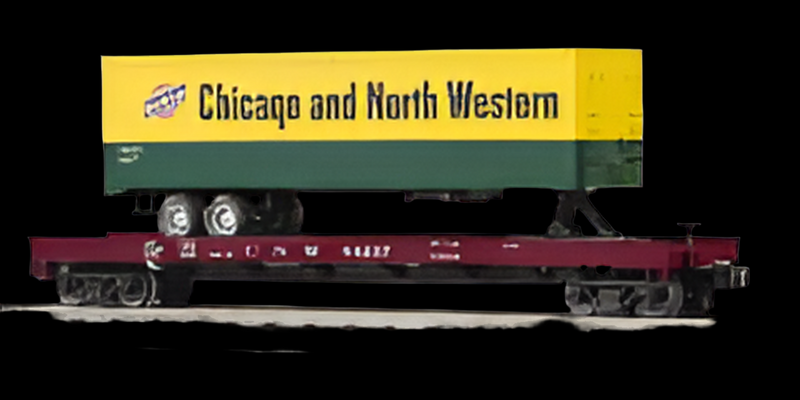 MTH O-Scale Flat Car with 40&