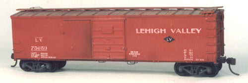 Funaro & Camerlengo H.O. Scale 6681 Lehigh Valley "Wrong-Way Door" Boxcar - With Decals