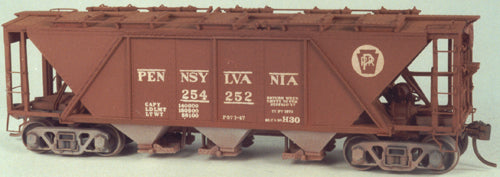Funaro & Camerlengo H.O. Scale 6840 Pennsylvania H30 Covered Hopper - White Circle Keystone Decals