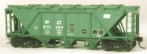 Funaro & Camerlengo H.O. Scale 6844 Pennsylvania H30 Covered Hopper - White Penn Central Decals
