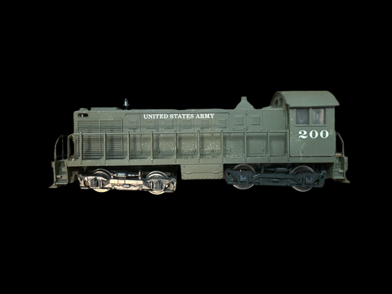 **Brand Name Unknown** HO-Scale United States Army Engine No. 200 (No Box) **USED*