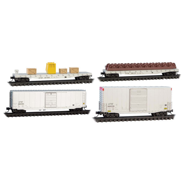 Micro-Trains N-Scale Atchison Topeka & Santa Fe MOW 4-Pack