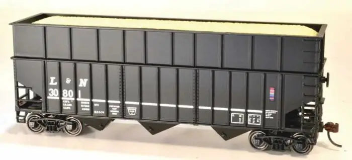 Bowser HO Scale 60192 Louisville & Nashville 70 Ton 14 Panel Wood Chip w/ Ribbed Extension 30801