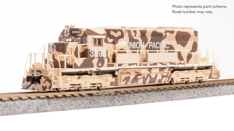 N-Scale 9471 EMD SD40-2, UP 3593, DESERT VICTORY SCHEME, PARAGON4 SOUND/DC/DCC
