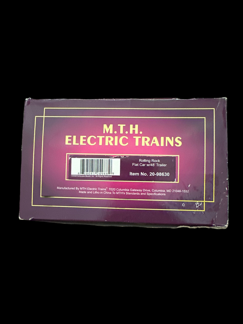 MTH O-Scale Flat Car w/ 48&