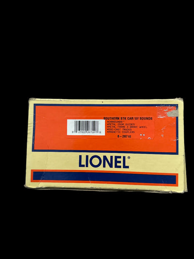 Lionel O-Scale Stock Car w/ Sounds Southern No. 2843 (6-26710)