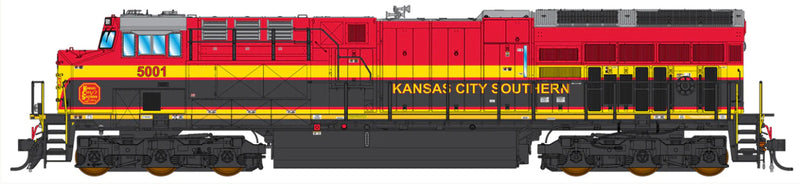 InterMountain H.O. Scale Tier 4 GEVO Locomotive - Kansas City Southern No 5004 DCC w ESU LokPilot