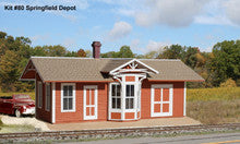 American Model Builders S Scale 80 LaserKits S Springfield Depot Kit