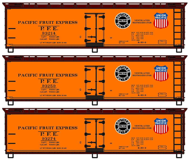Accurail H.O. Scale 81201-1 Pacific Fruit Express 81201 40&