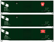 Accurail H.O. Scale 8121 50ft Steel Box Car 3 Pack! General American PRR< CB&Q, RI