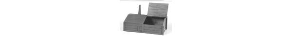 Tichy Train Group 8167 HO Scale Coal Bins 3 Kits Tichy Train Group 8167 HO Scale Coal Bins 3 Kits