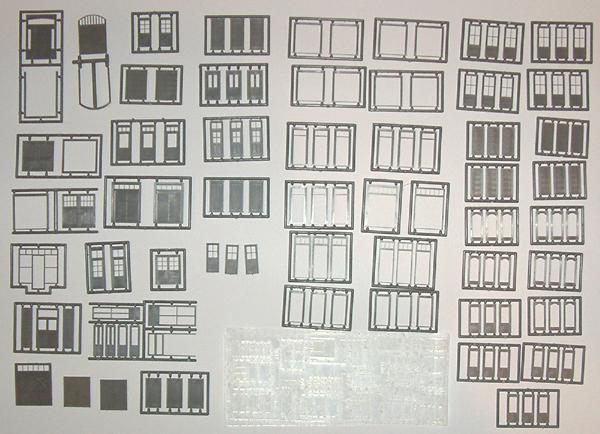 Tichy H.O. Scale 8220 DOOR ASSORTMENT HO SCALE