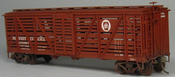 Funaro & Camerlengo H.O. Scale 8300 Pennsylnania K8 ONE PIECE BODY Stockcar Single Deck AB Brake and Circle Keystone Decals