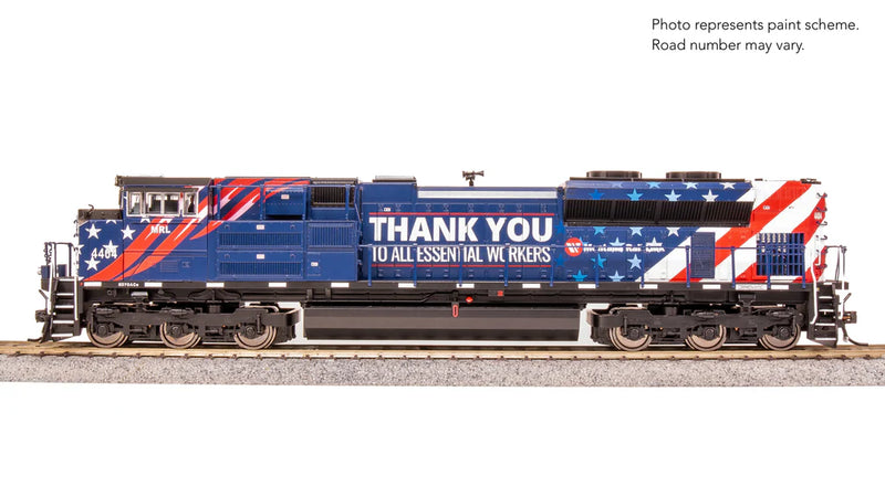 Broadway Limmited H.O. Scale 8703 EMD SD70ACe, MRL 4404, Essential Workers, No-Sound / DCC-Ready, HO