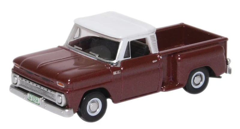 Oxford H.O. Scale 87CP65003 1965 Maroon Metallic Chevrolet Stepside Pick Up
