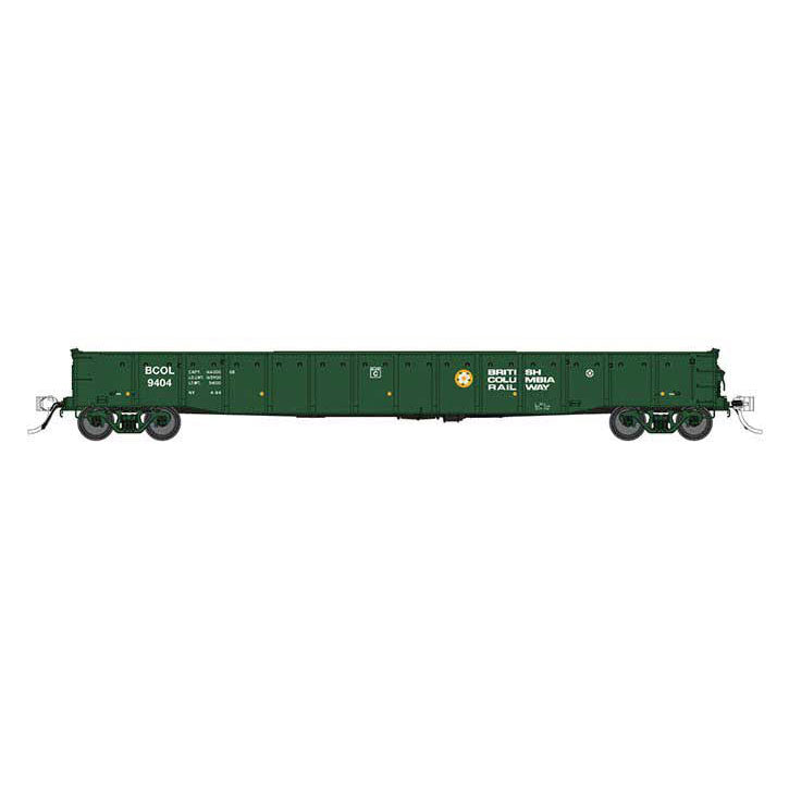 Rapido 50032 H.O. Scale 52’ 6” Mill Gondola BC Rail 9090