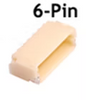 TCS 1262 6-Pin JST Female Socket