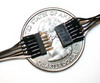 TCS 1337 6 Pin Mini Connector w/ Black and White Wires