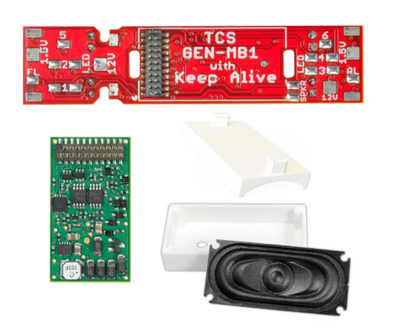 TCS H.O. Scale Athearn 1776 WDK-BAC-1 DCC Sound Conversion Kits