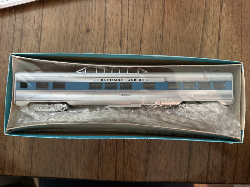 Athearn Miniature HO-Scale SL Vista Dome Kit Baltimore Ohio No. 500 (1825)