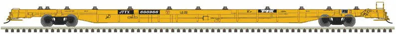Atlas H.O. Scale 20 006 113 F89J Flat Car 2000s Yellow 602108